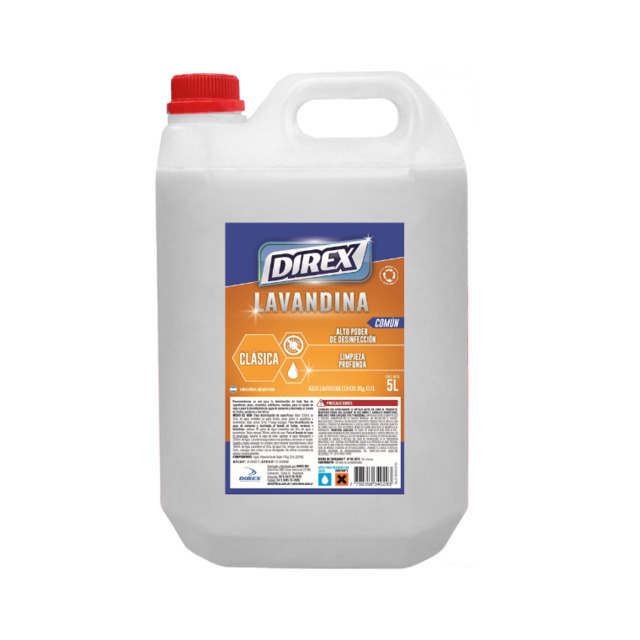 Lavandina 35g Cl/L Común DIREX 5Lts.